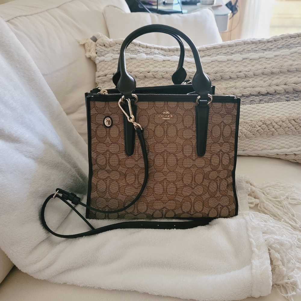 Coach square large handbag